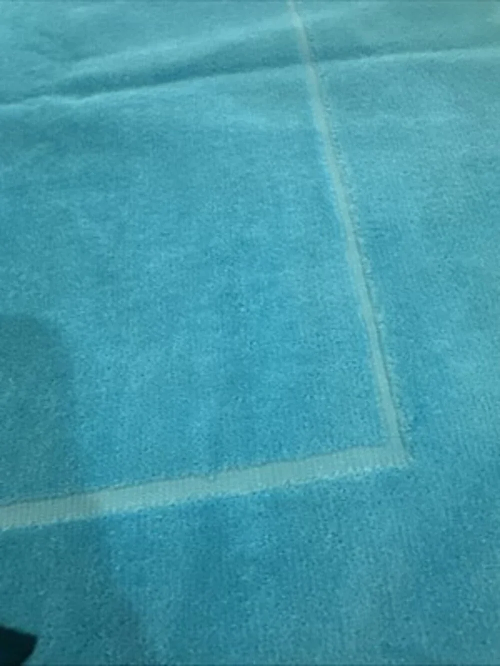 Martex Bathmat Made In USA Cotton Light Blue 34.5” X 20” NEW Please READ